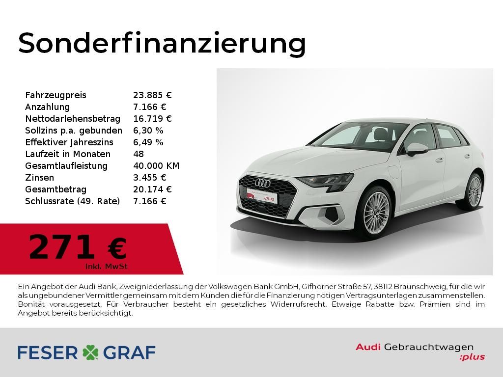 Audi A3 Sportback advanced 40 TFSI e S tronic - Samsaru's Car Outlet