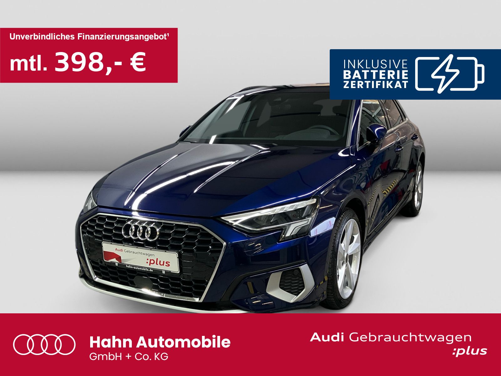 Audi A3 Sportback 40 TFSIe advanced - Samsaru's Car Outlet