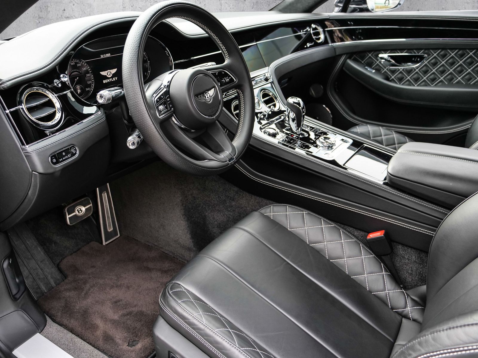 Bentley Continental GT W12 Speed Onyx, Diamond Knurling