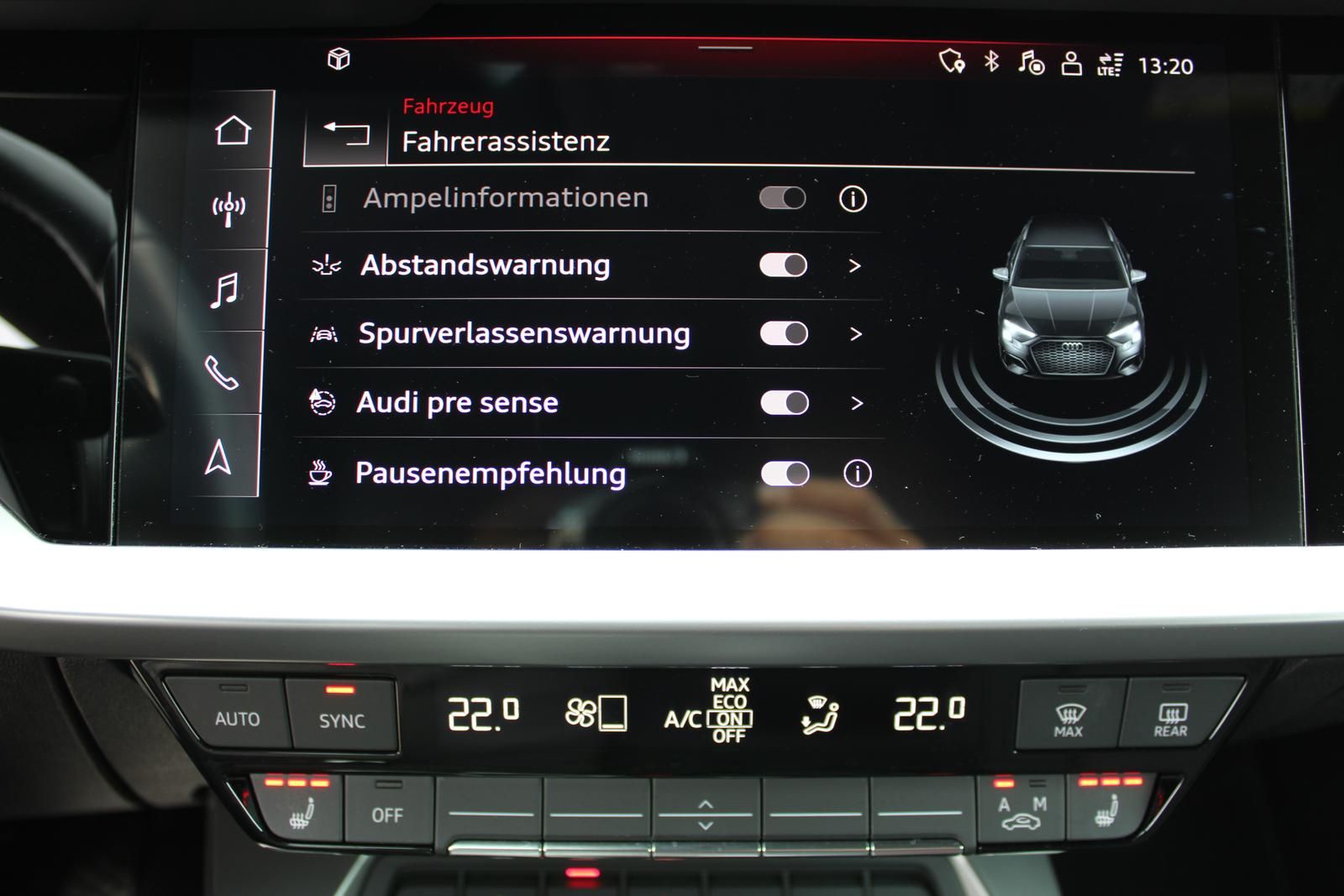 Audi A3 Sportback/1.HAND/SITZHEIZUNG/LED/SPURASSIST/