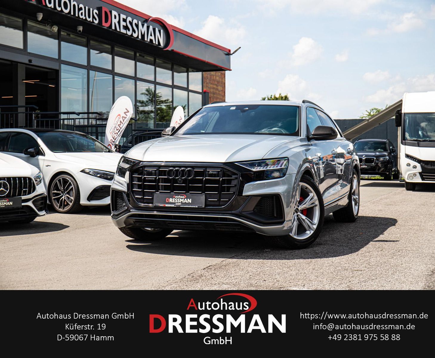 Audi Q8 55 TFSI S-Line MATRIX PANO B&O ACC STHZG HuD