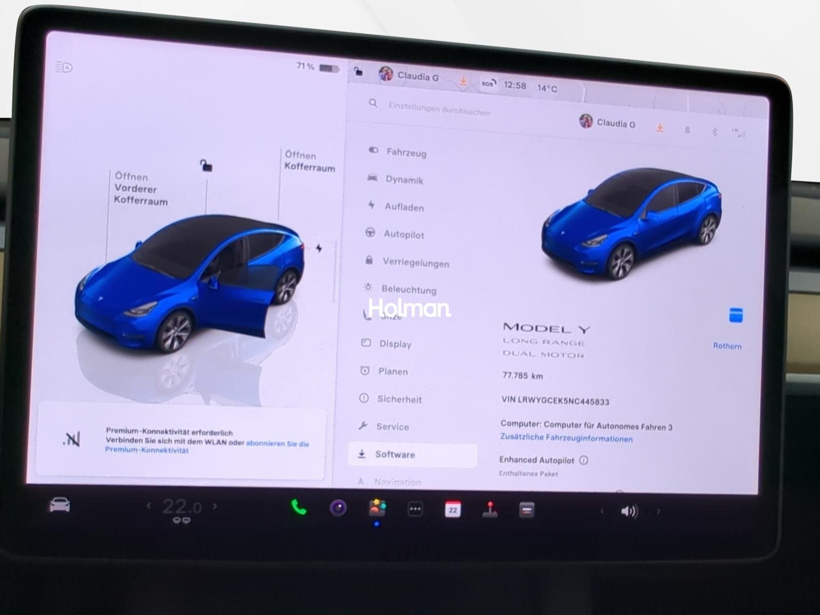 Tesla Model Y Long Range Dual Motor EAP Pr. Int. 8-fa