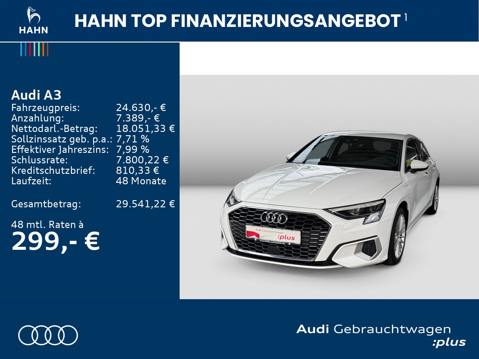 Audi A3 advanced 40TFSIe Sportback S-tronic Virtual C