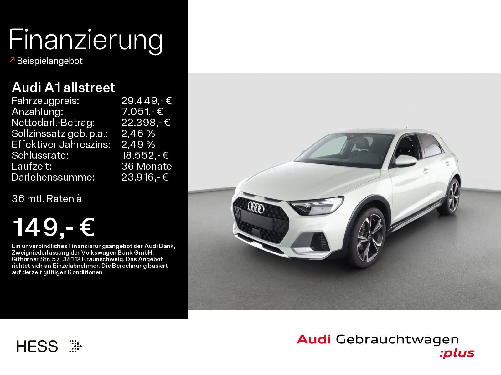 Audi A1 allstreet 35 TFSI S-LINE - Samsaru's Car Outlet