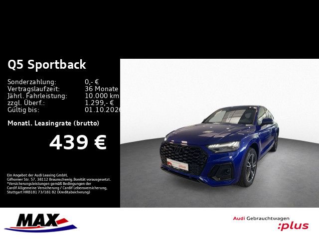 Audi Q5 Sportback 50 TDI S LINE HUD+360°+MATRIX+KAM+A