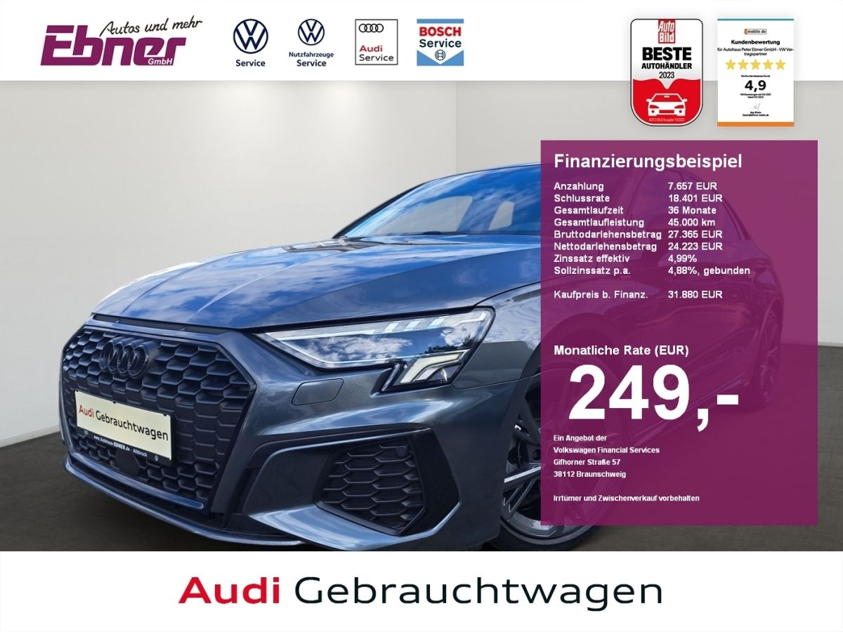 Audi A3 SPORTBACK S-LINE 35TFSI S-TRONIC - Samsaru's Car Outlet