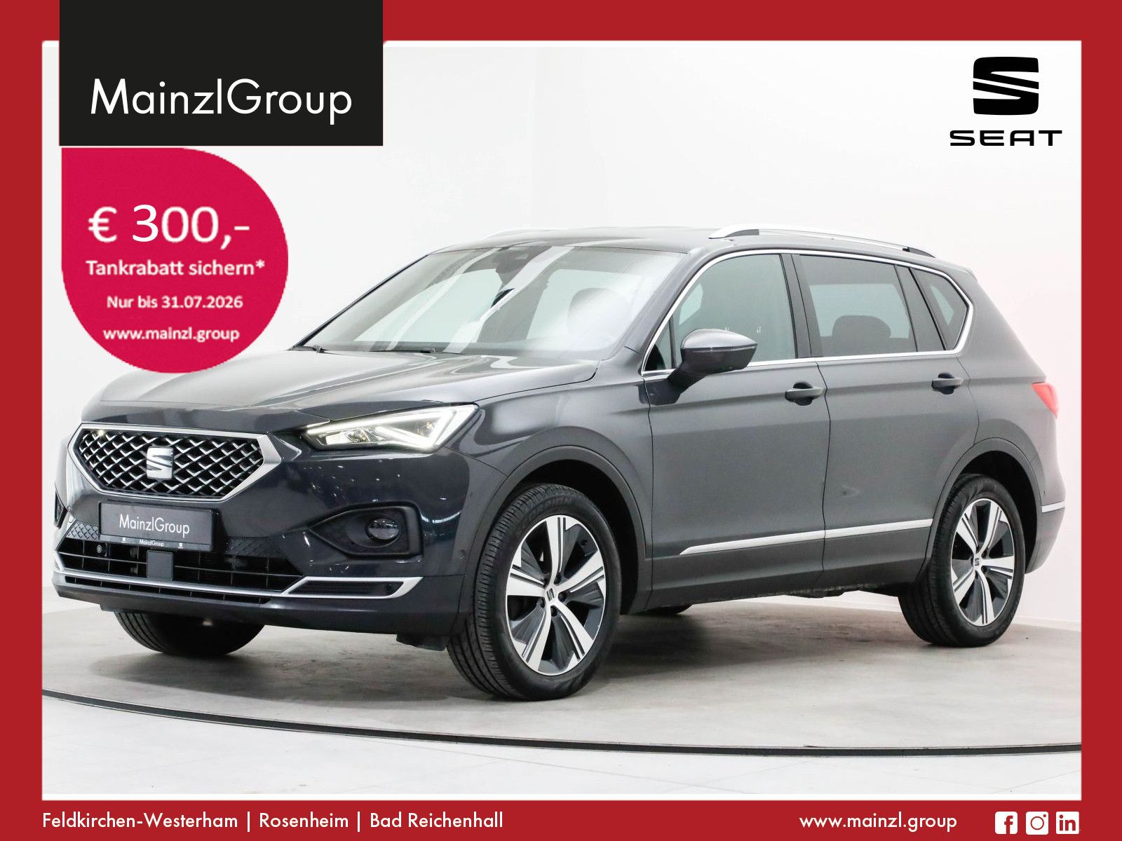 Seat Tarraco 2.0 TDI 4D DSG 4xSHZ AHK ACC Kam.
