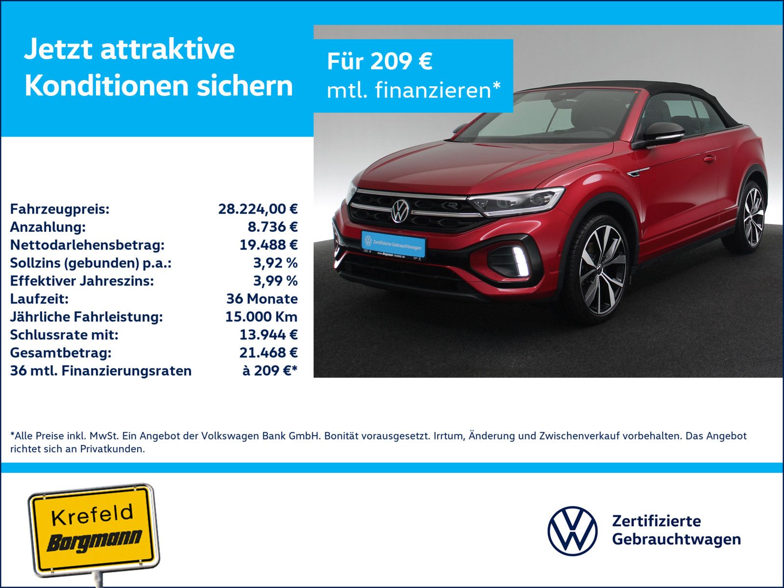 Volkswagen T-Roc 1.5 TSI R-Line - Samsaru's Car Outlet