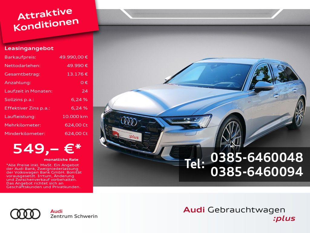 Audi A6 Avant 50 2.0 TFSI e quattro S line HUD 360°