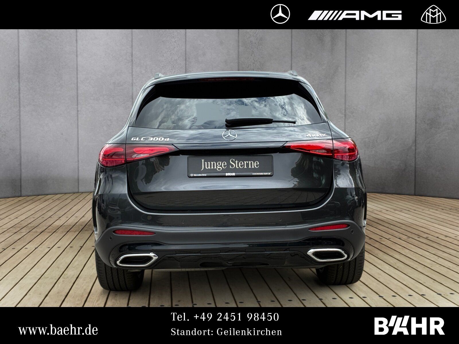Mercedes-Benz GLC 300 d 4M AMG+Night/Pano/AHK/Burmester3D/360°