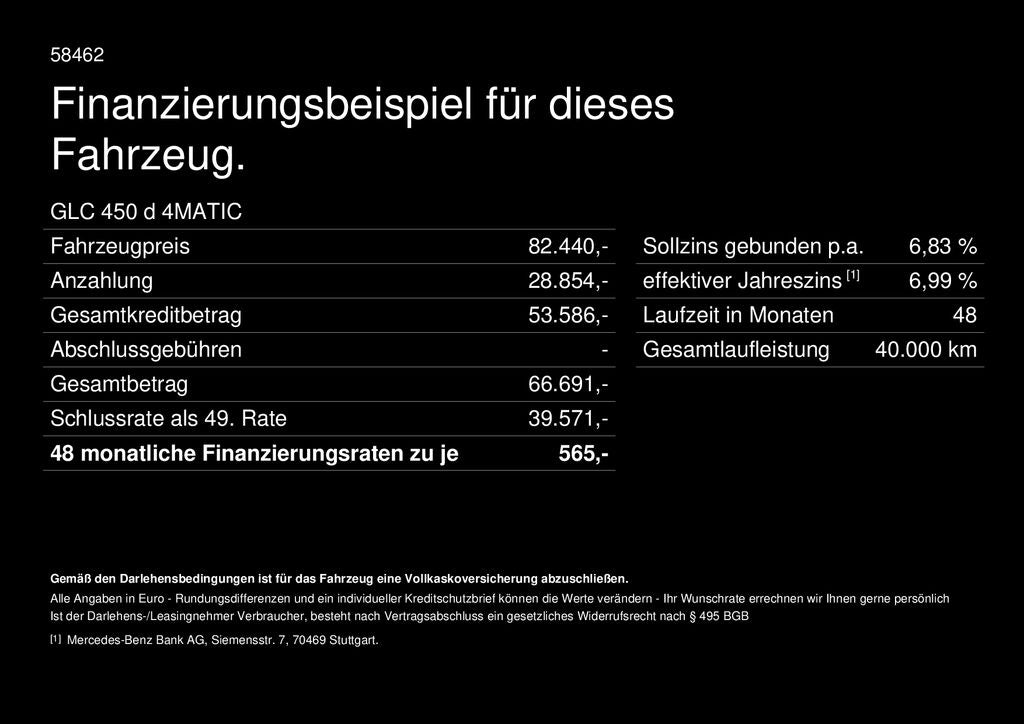 Mercedes-Benz GLC 450 d 4M AMG Night DigitalLight Panorama AHK