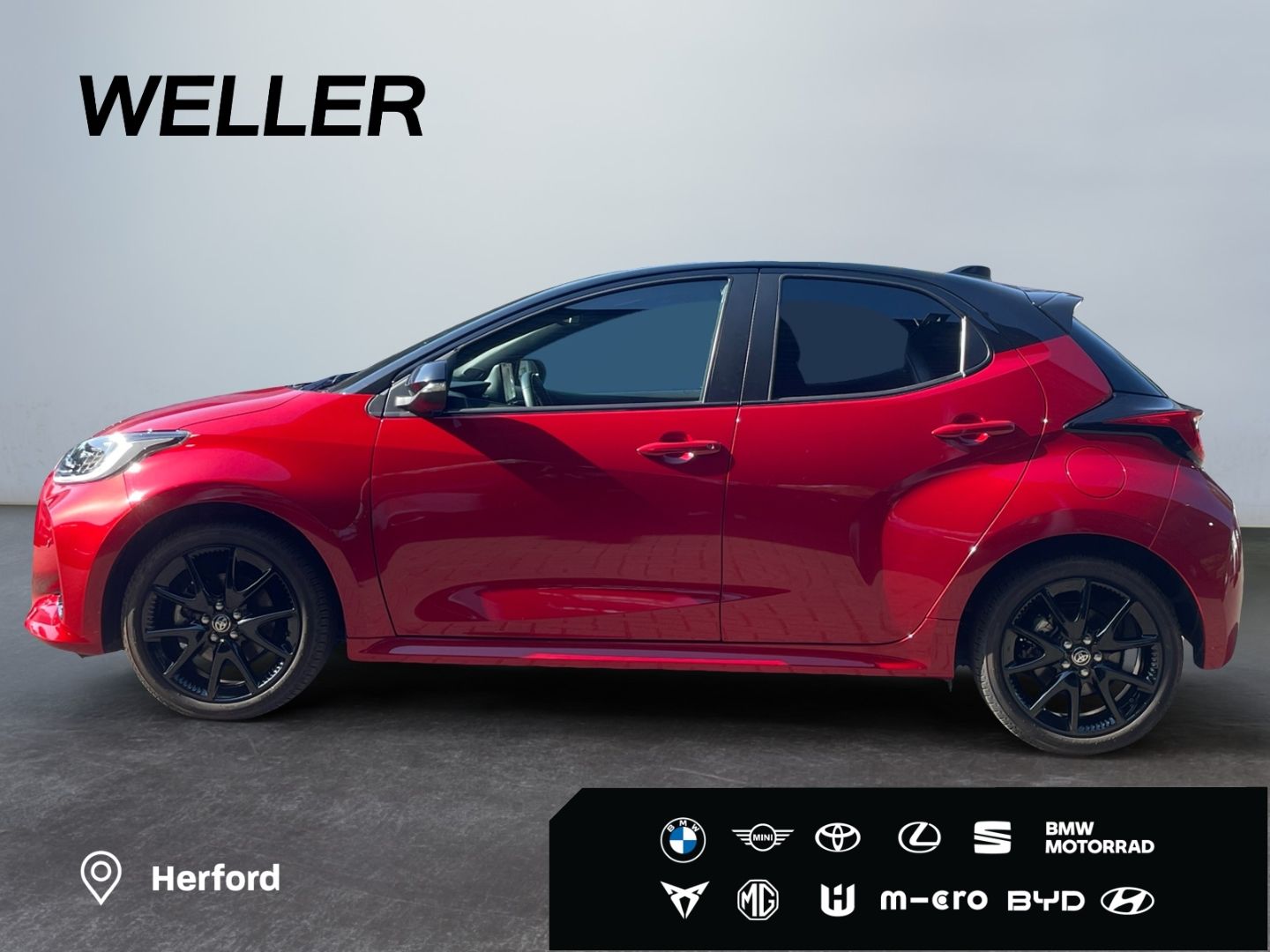 Toyota Yaris Hybrid 1.5 Style *LED*HUD*Navi*Teilleder*