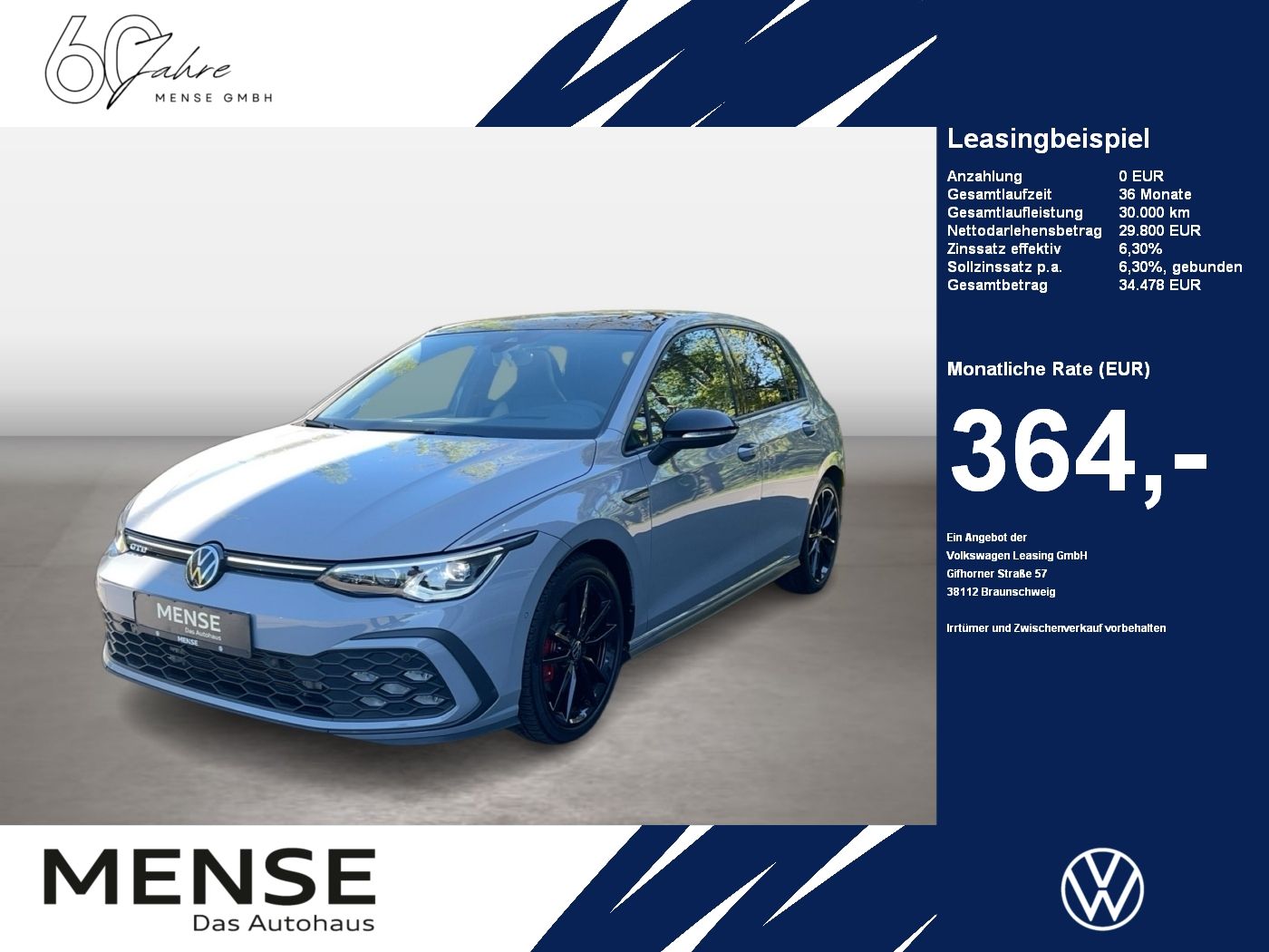 Volkswagen Golf VIII GTD DSG IQ.Light Matrix CarPlay AHK