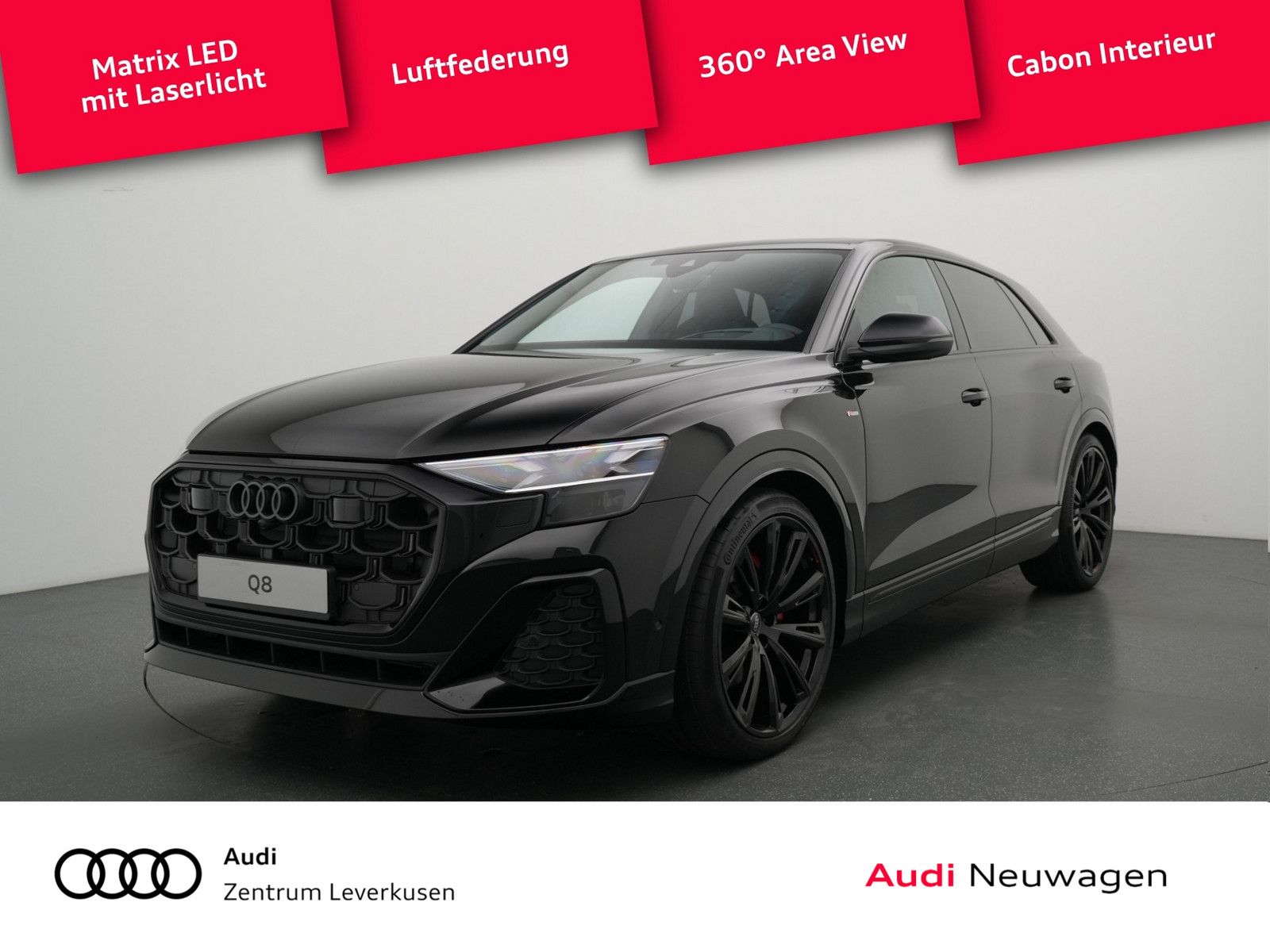 Audi Q8 S line business LASER B&O STANDHZ LEDER-RAUTE