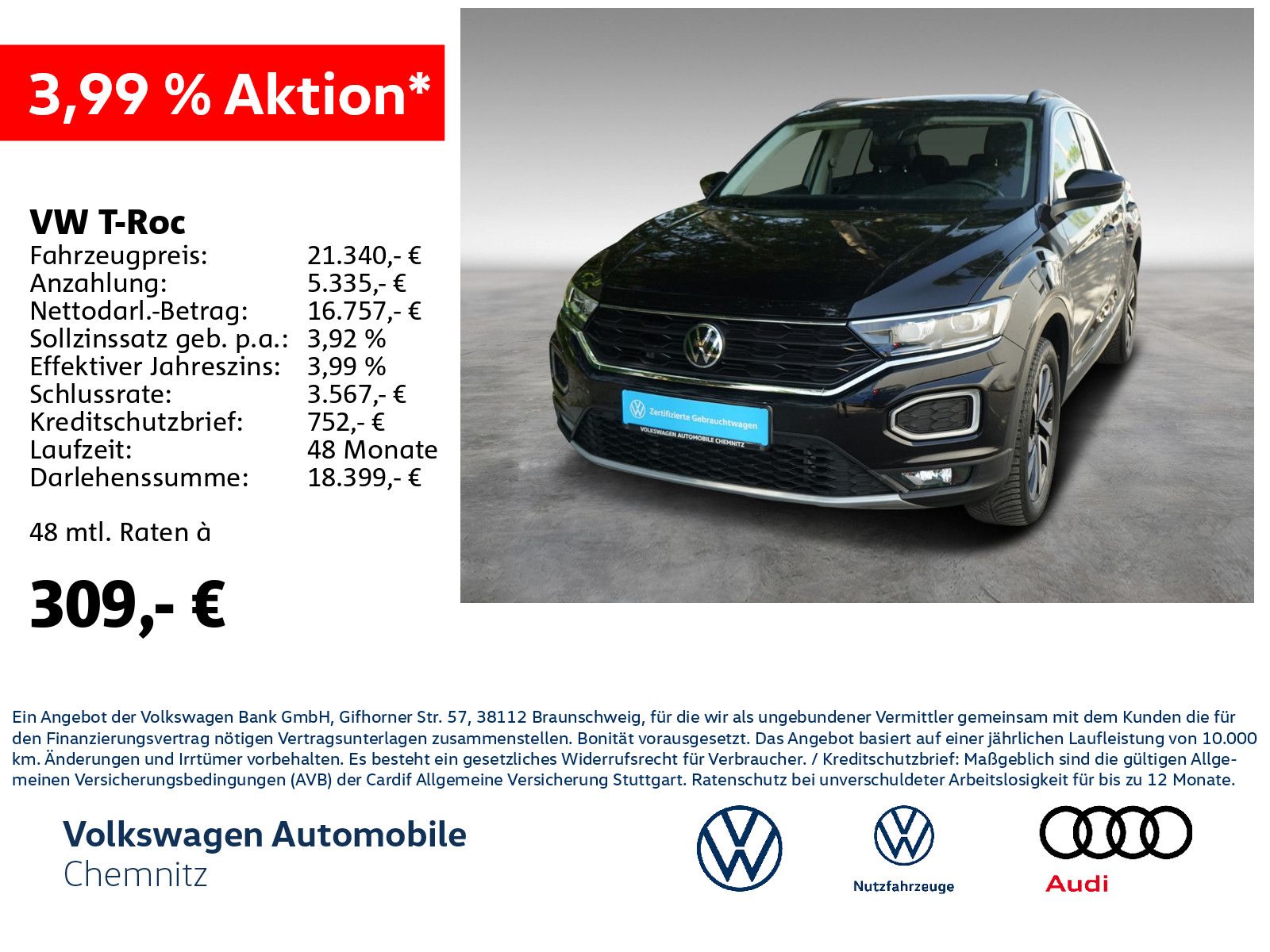 Volkswagen T-Roc 1.0 TSI Active - Samsaru's Car Outlet