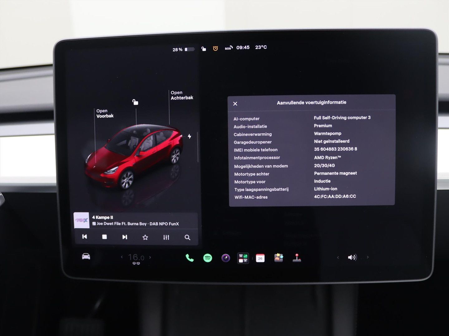 Tesla Model Y Long Range 345pk AWD 97% SoH [ CHERRY+WI