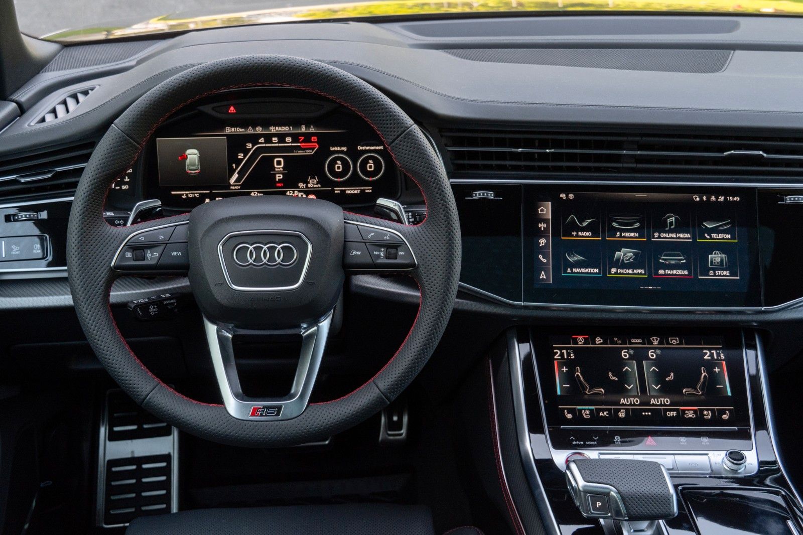 Audi RS Q8 PERR.MATRIX.KERAMIK.360.B&O.PANO.LUFTF.AHK