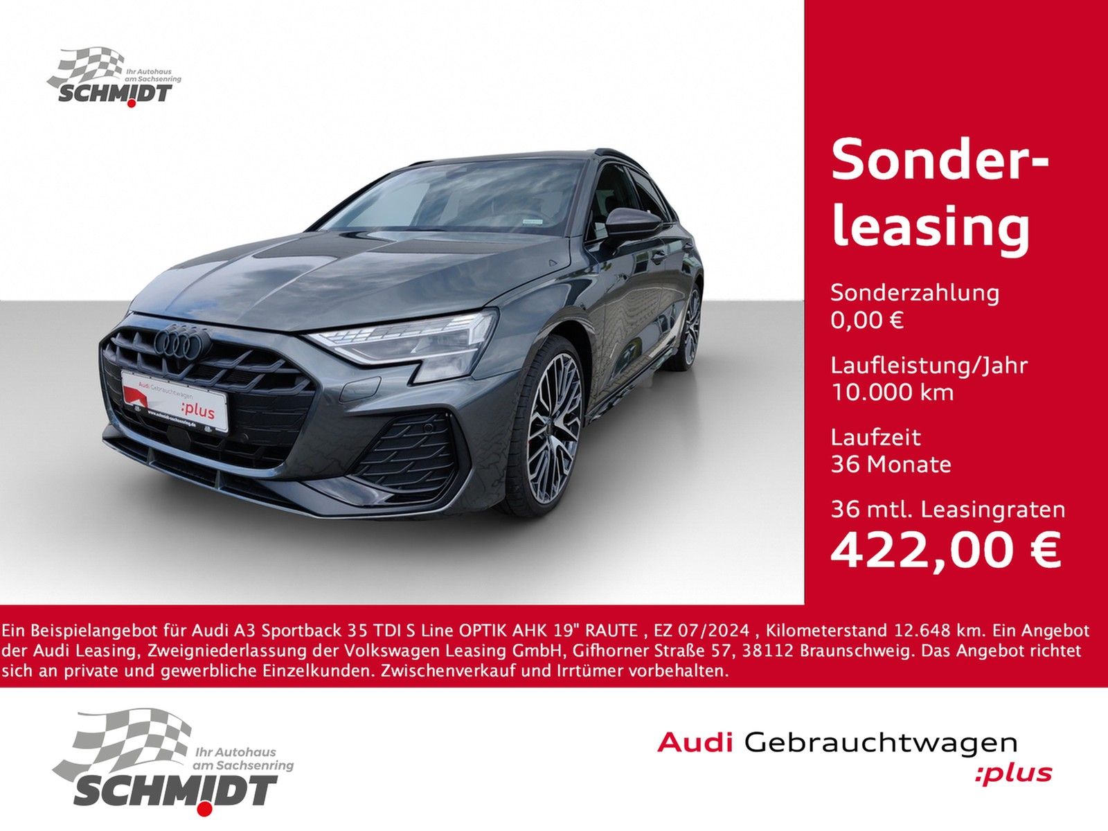 Audi A3 Sportback 35 TDI S Line - Samsaru's Car Outlet