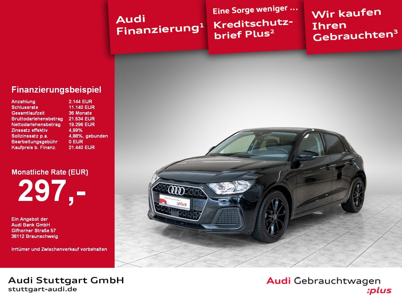 Audi A1 Sportback 25 TFSI advanced - Samsaru's Car Outlet