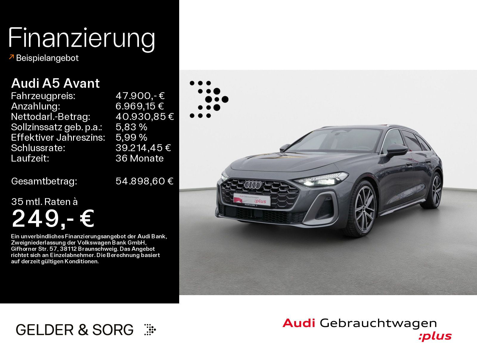 Audi A5 Avant 40 TDI qu. S line AHK*B&O*Massage*Matri