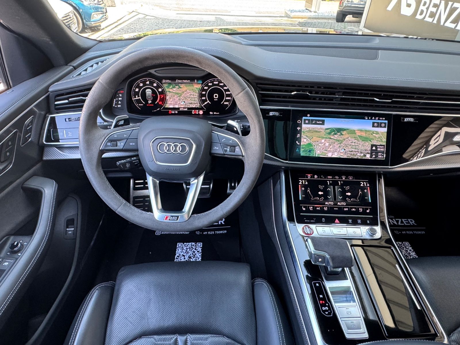 Audi RSQ8/HD-Matrix/PANO/AHK/23"/StdHeiz/BLACK/360°/