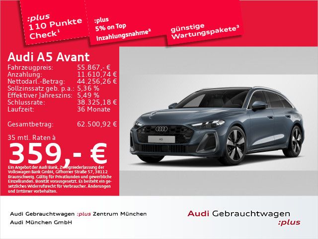 Audi A5 Avant e-hybrid qu. S tronic S line Pano/ACC/A