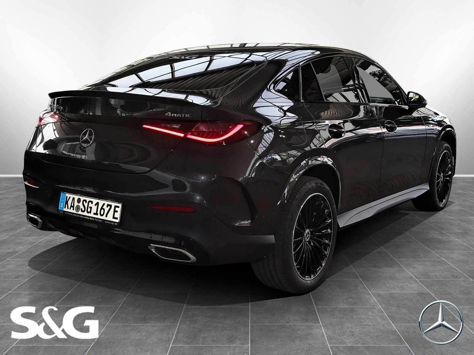 Mercedes-Benz GLC 300 de 4M Coupé AMG MBUX+360°+D-LED+Pano+AHK