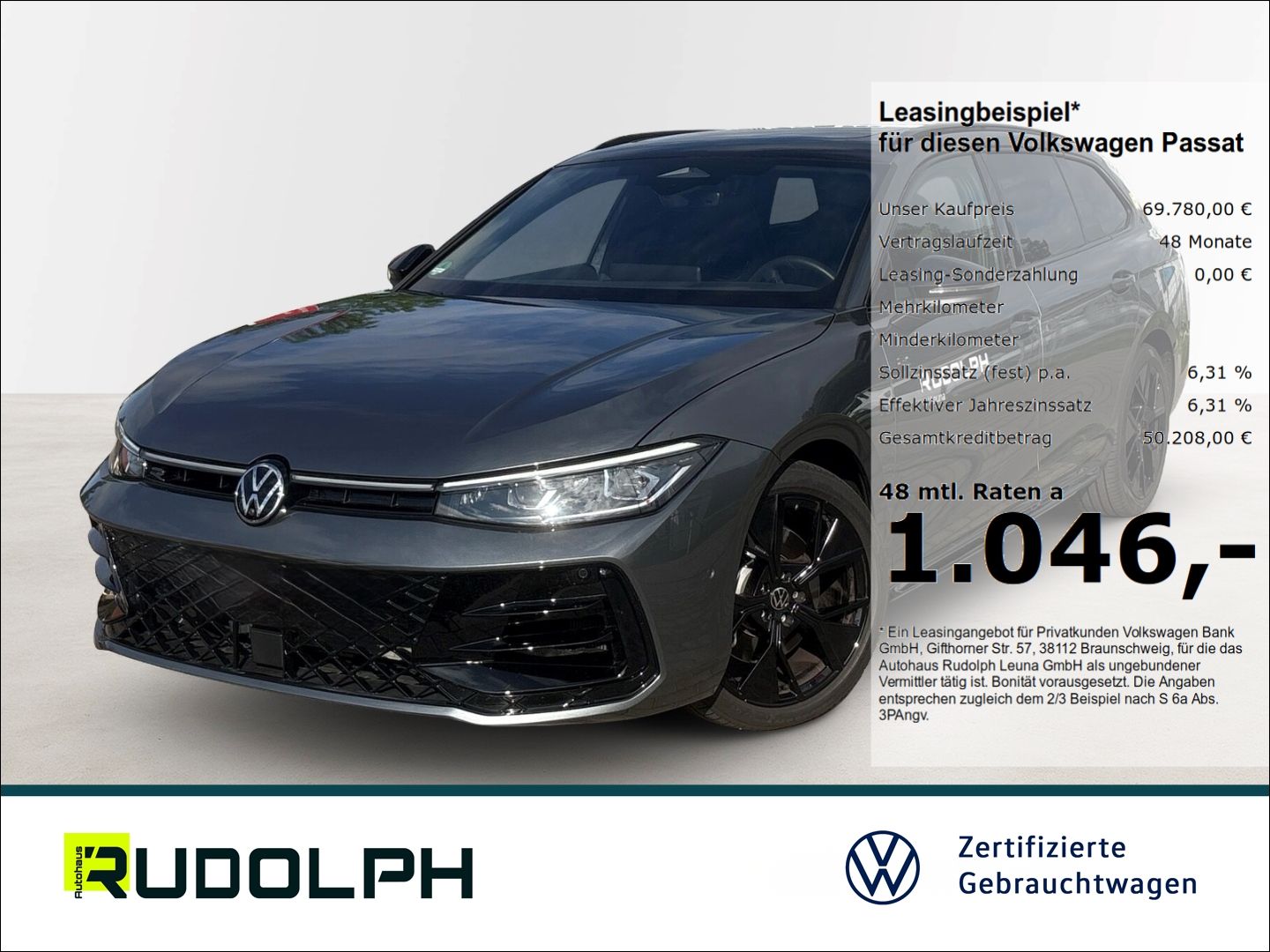 Volkswagen Passat R-Line 2.0 TSI 4Motion DSG AD StandHZG AH