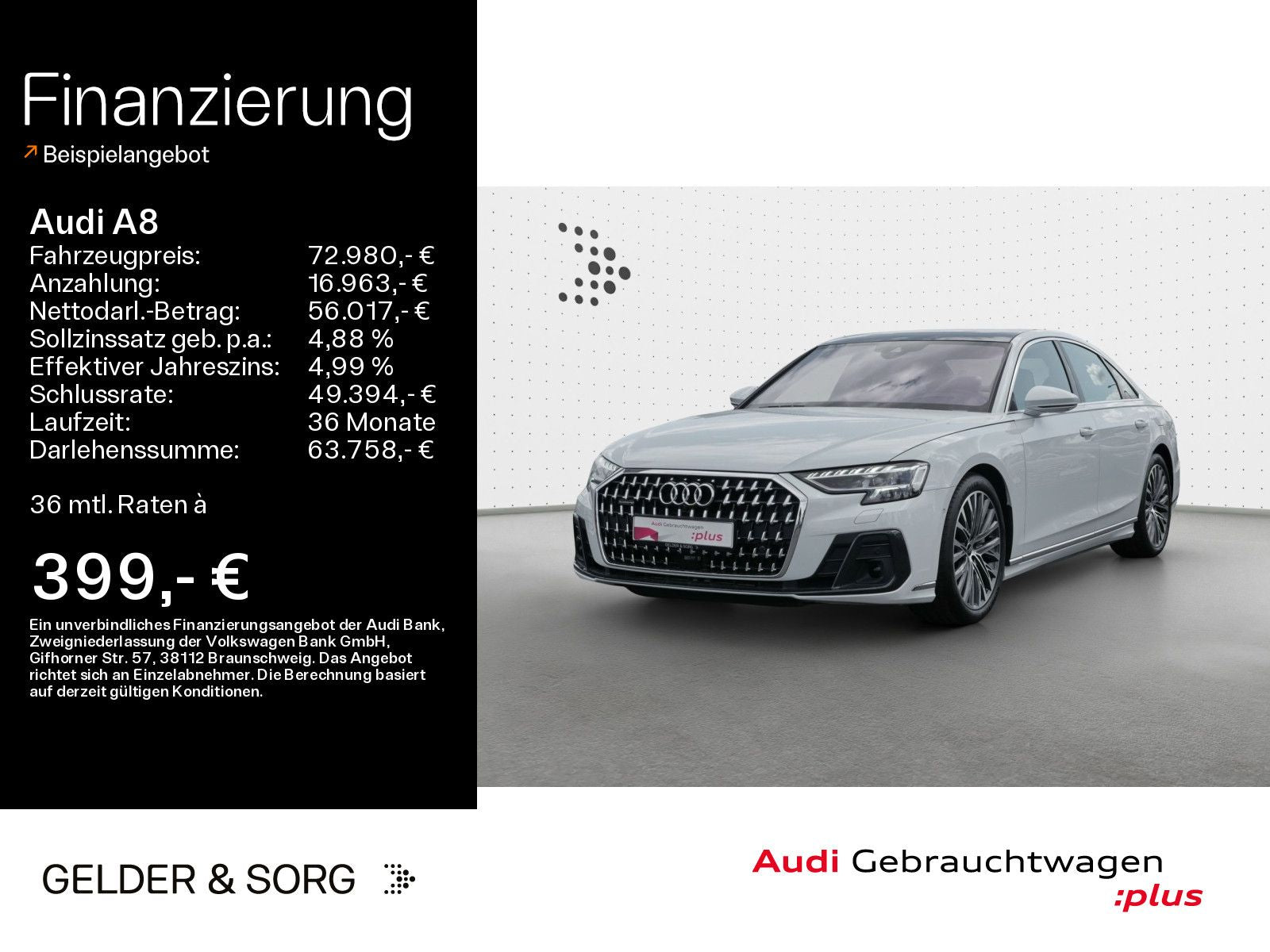 Audi A8 60 TFSI e quattro - Samsaru's Car Outlet