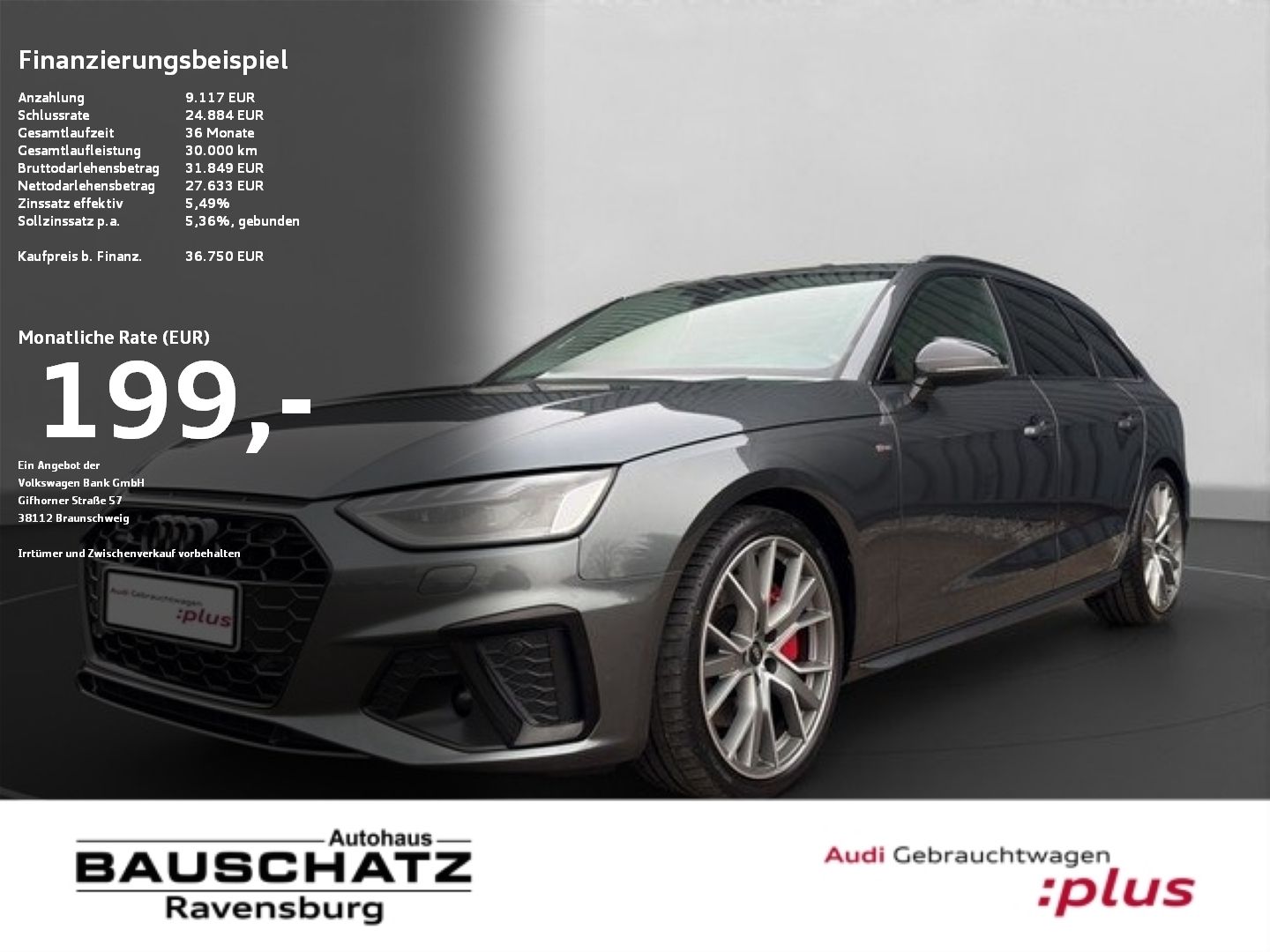 Audi A4 Avant 45 TFSI quattro S line MATRIX*OPTIK*B&O