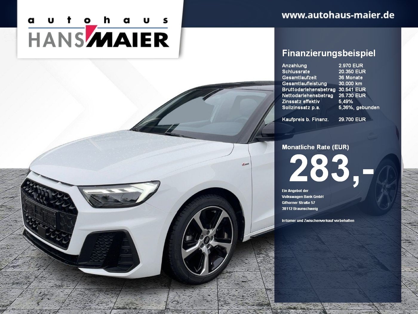 Audi A1 Sportback TFSI S line Stronic ASI ACC Navi LM