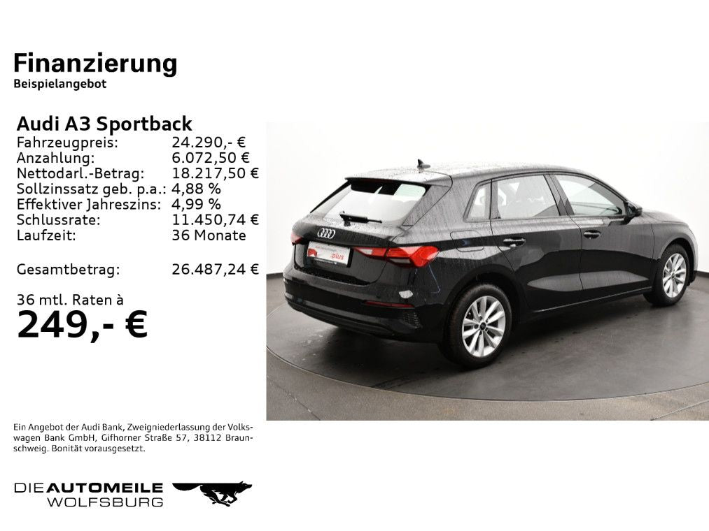 Audi A3 Sportback 30 TFSI S tronic NAVI/LED/CLIMATR/S