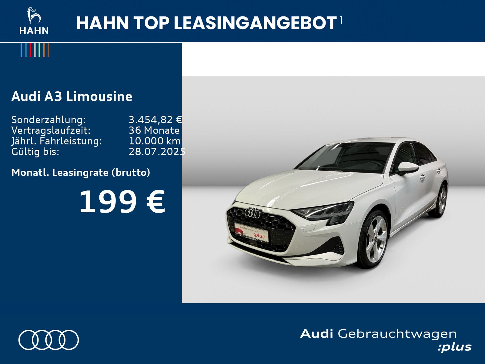 Audi A3 Limousine 30 TFSI advanced - Samsaru's Car Outlet
