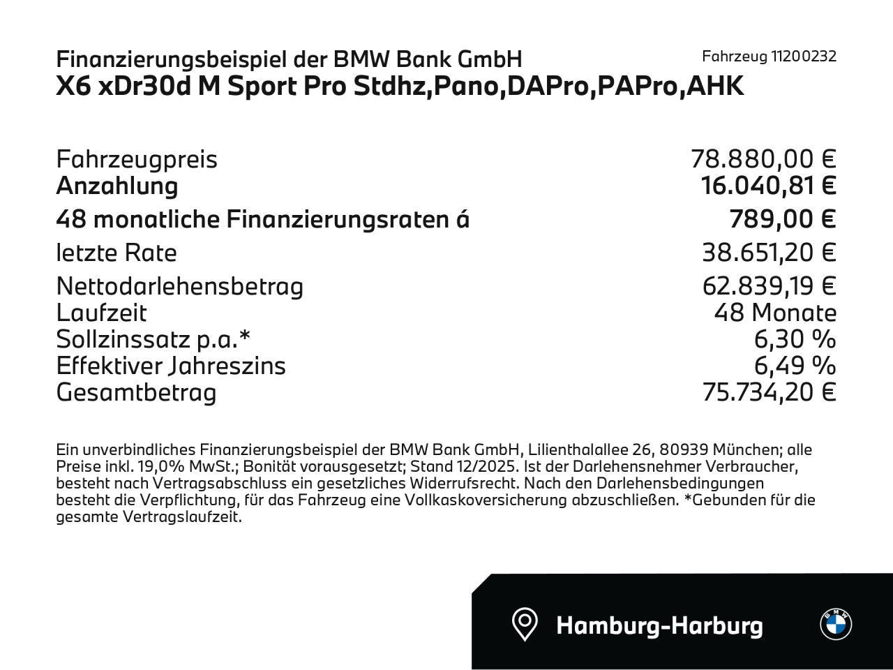 BMW X6 xDr30d M Sport Pro Stdhz,Pano,DAPro,PAPro,AHK