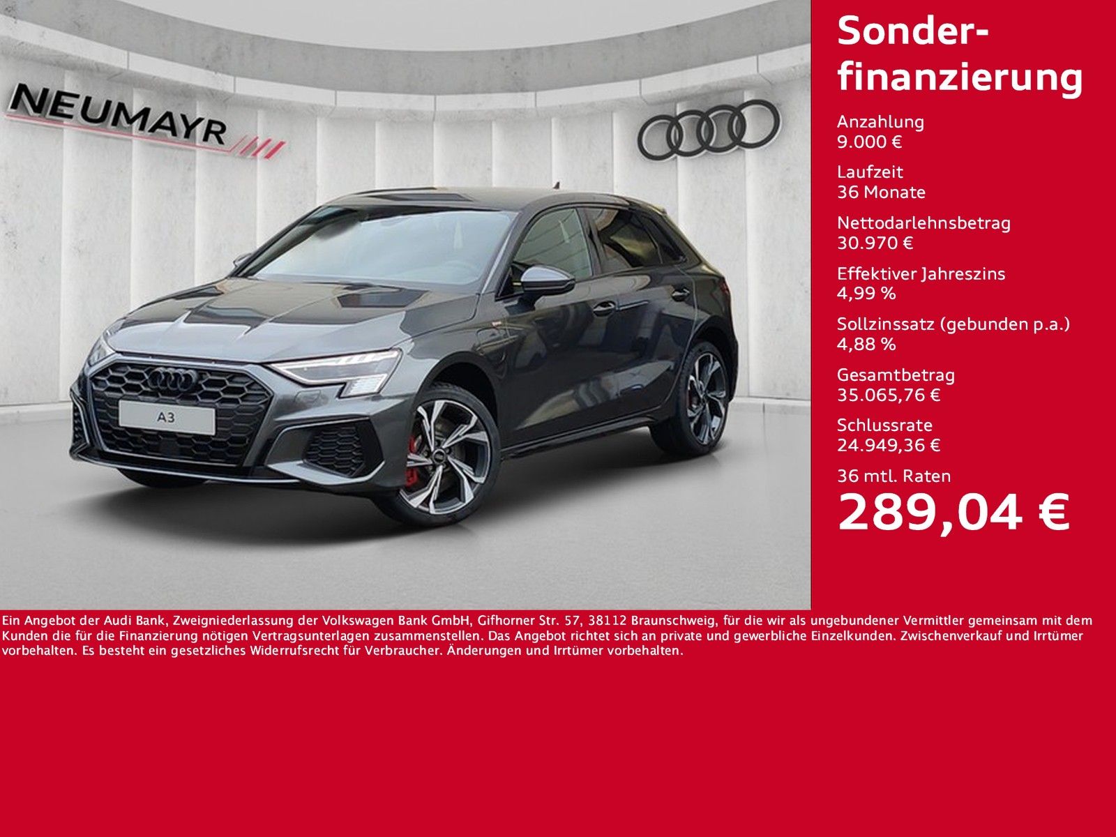 Audi A3 Sportback 45 TFSI e S tronic S line - Samsaru's Car Outlet