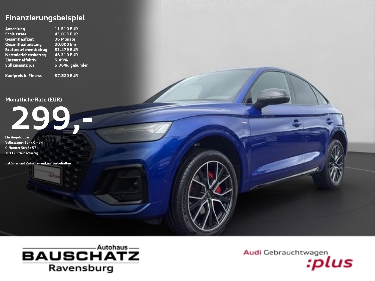 Audi Q5 Sportback 45 TFSI quat. S line *PANO*STHZG*