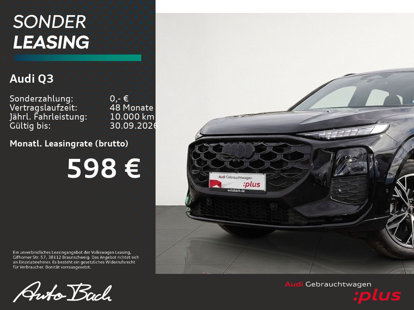 Audi Q3 S line TFSI Stronic Navi LED CarPlay ACC AHK