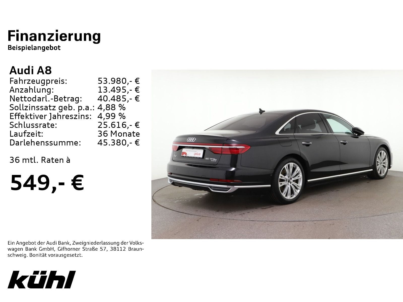 Audi A8 60 TFSI e Q - Samsaru's Car Outlet