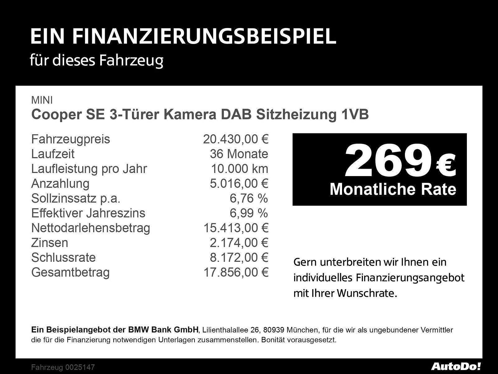 MINI Cooper SE 3-Türer - Samsaru's Car Outlet