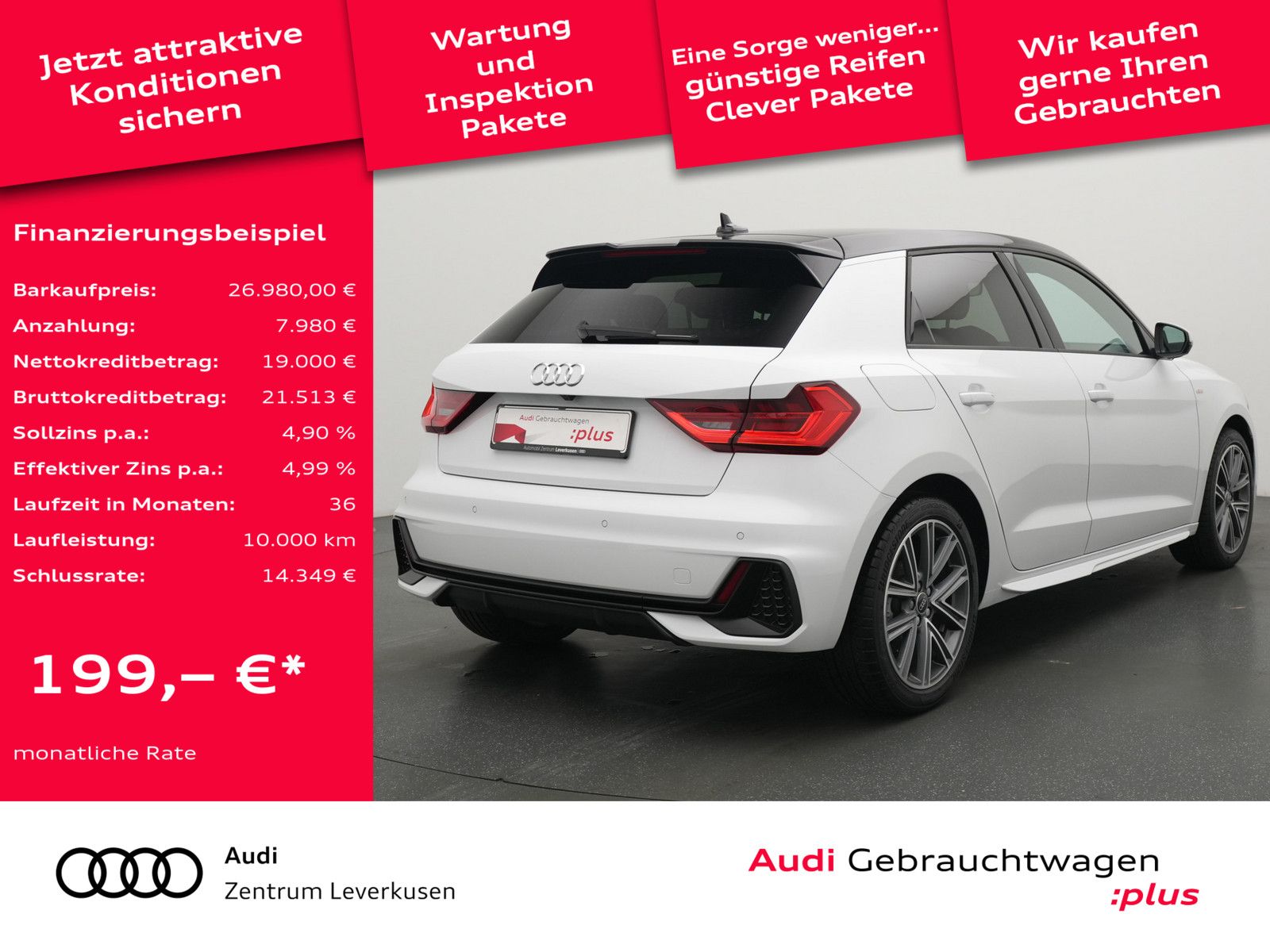 Audi A1 Sportback S line S-TRON KAM SHZ CARPLAY LED