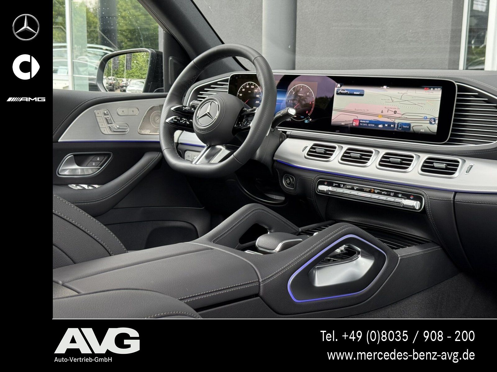 Mercedes-Benz GLE 450 d 4M AMG Pano HuD Stndhzg AHK Air 360°