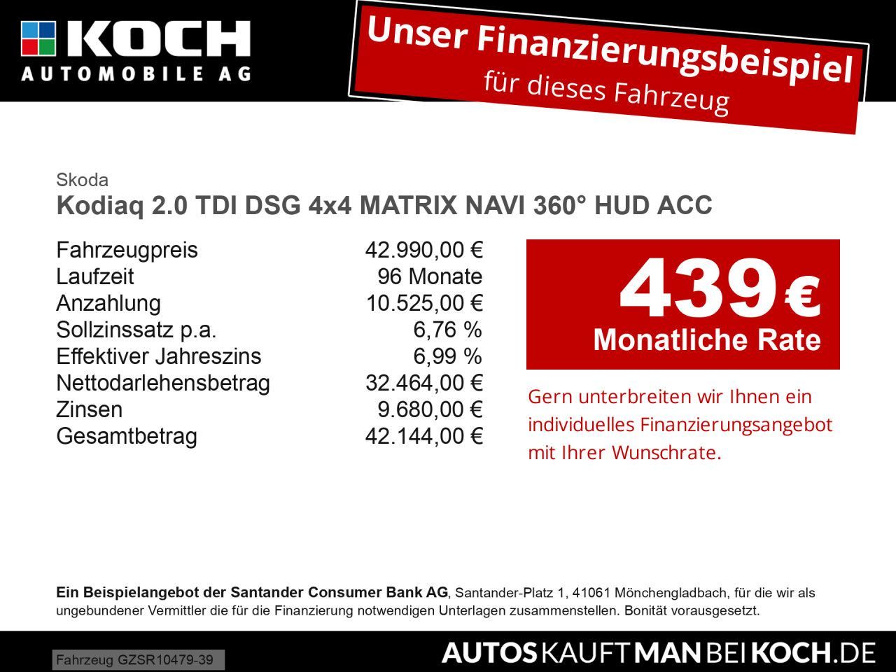 Skoda Kodiaq 2.0 TDI DSG 4x4 MATRIX NAVI 360° HUD ACC