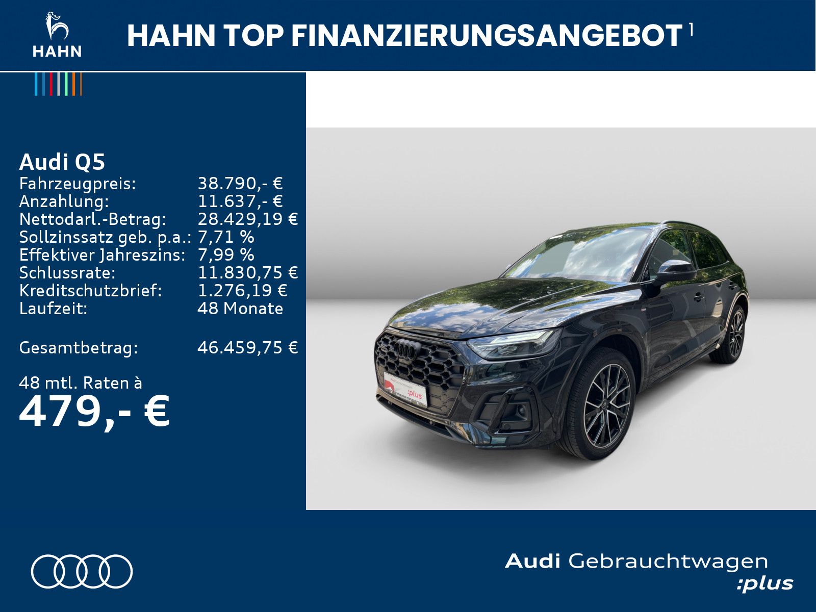 Audi Q5 40TDI quattro S-trc S-line HUD AHK CAM Virtua