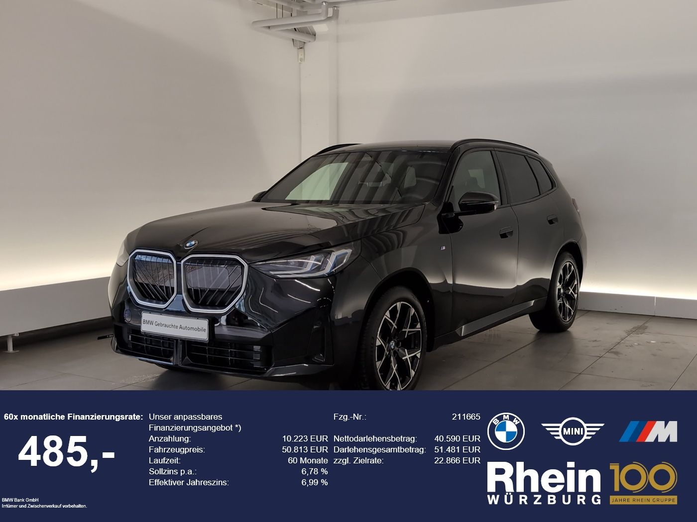 BMW X3 20d xDrive M Sport Navi/LED/AHK/RFK/SHZ/ACC N
