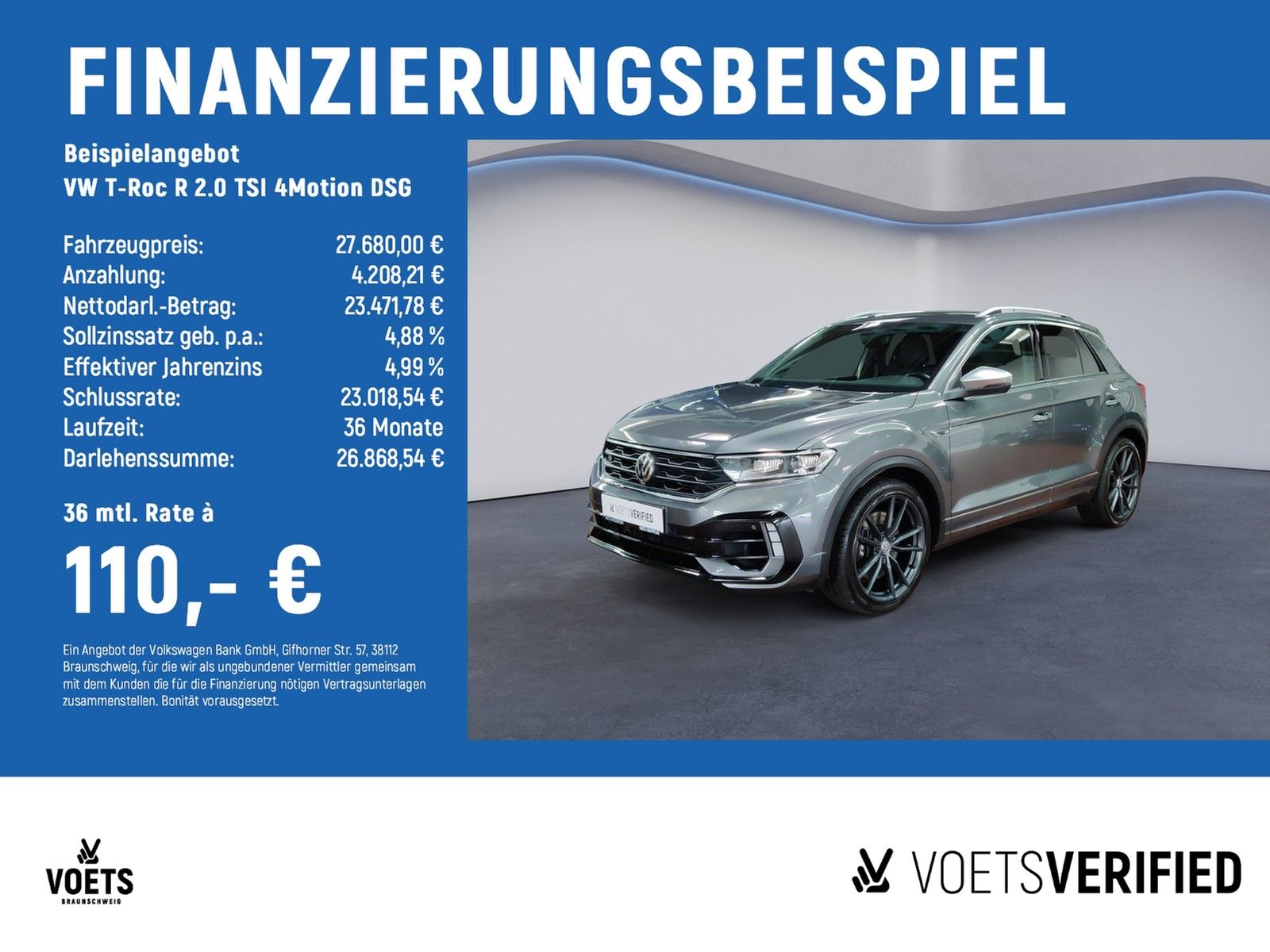 Volkswagen T-Roc R 2.0 TSI 4Motion - Samsaru's Car Outlet