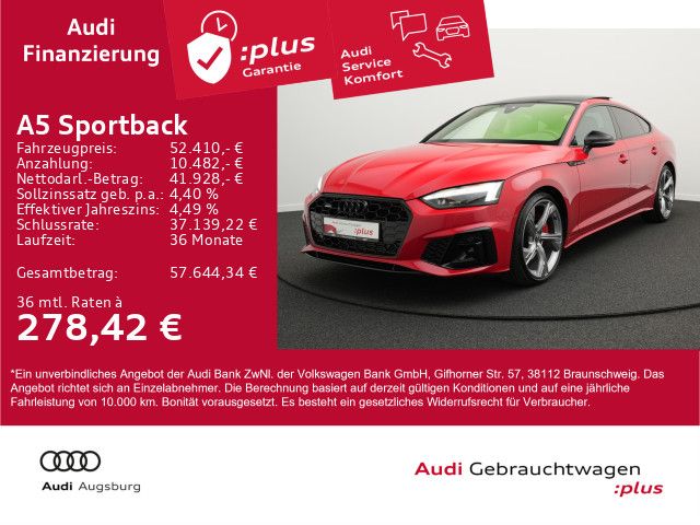 Audi A5 Sportback 2x S line 45 TFSI *Black*AHK*8-fach