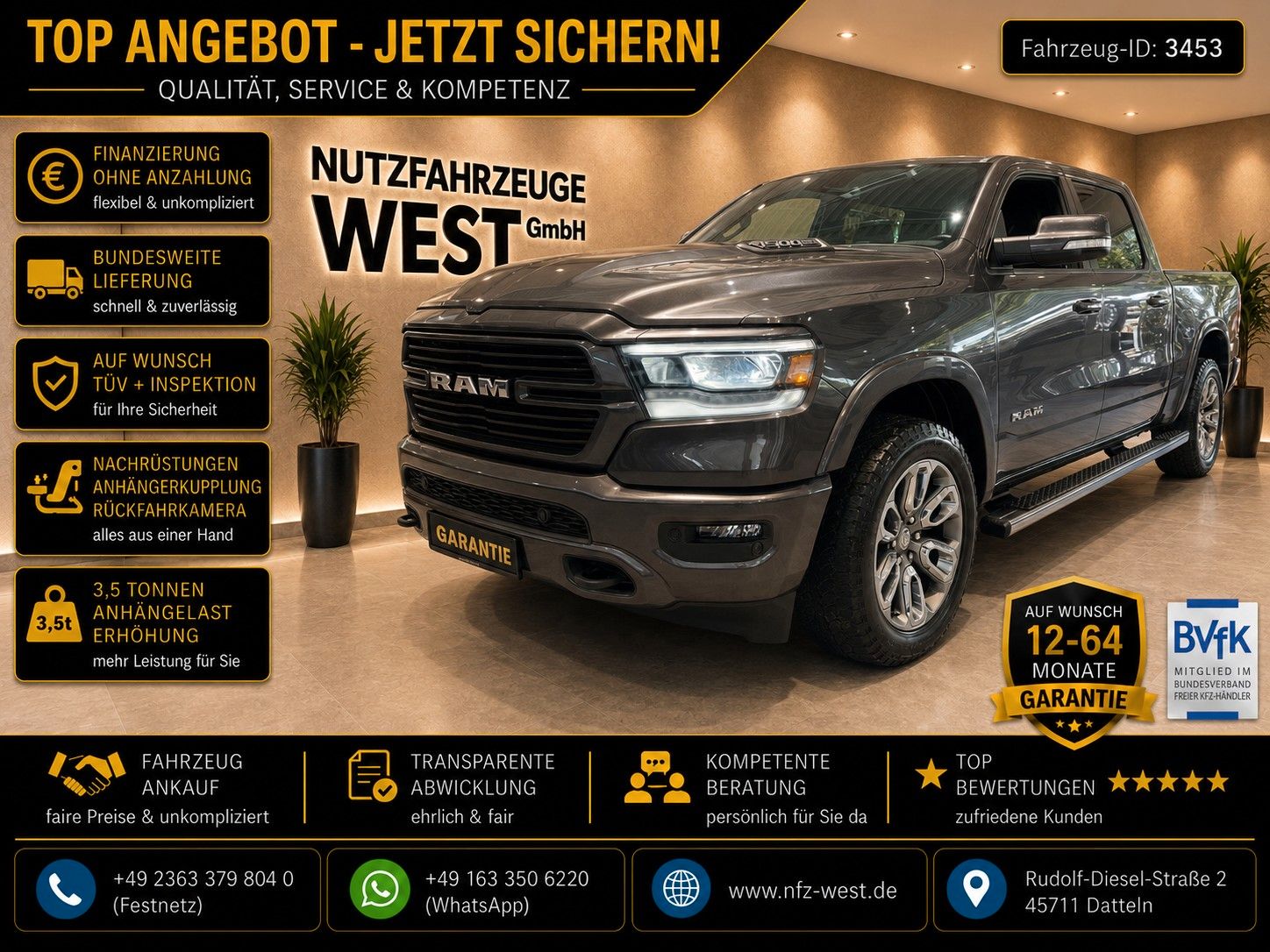 Dodge RAM 1500 5,7 V8 Larami Sport*Prins-LPG-Gaßanlage