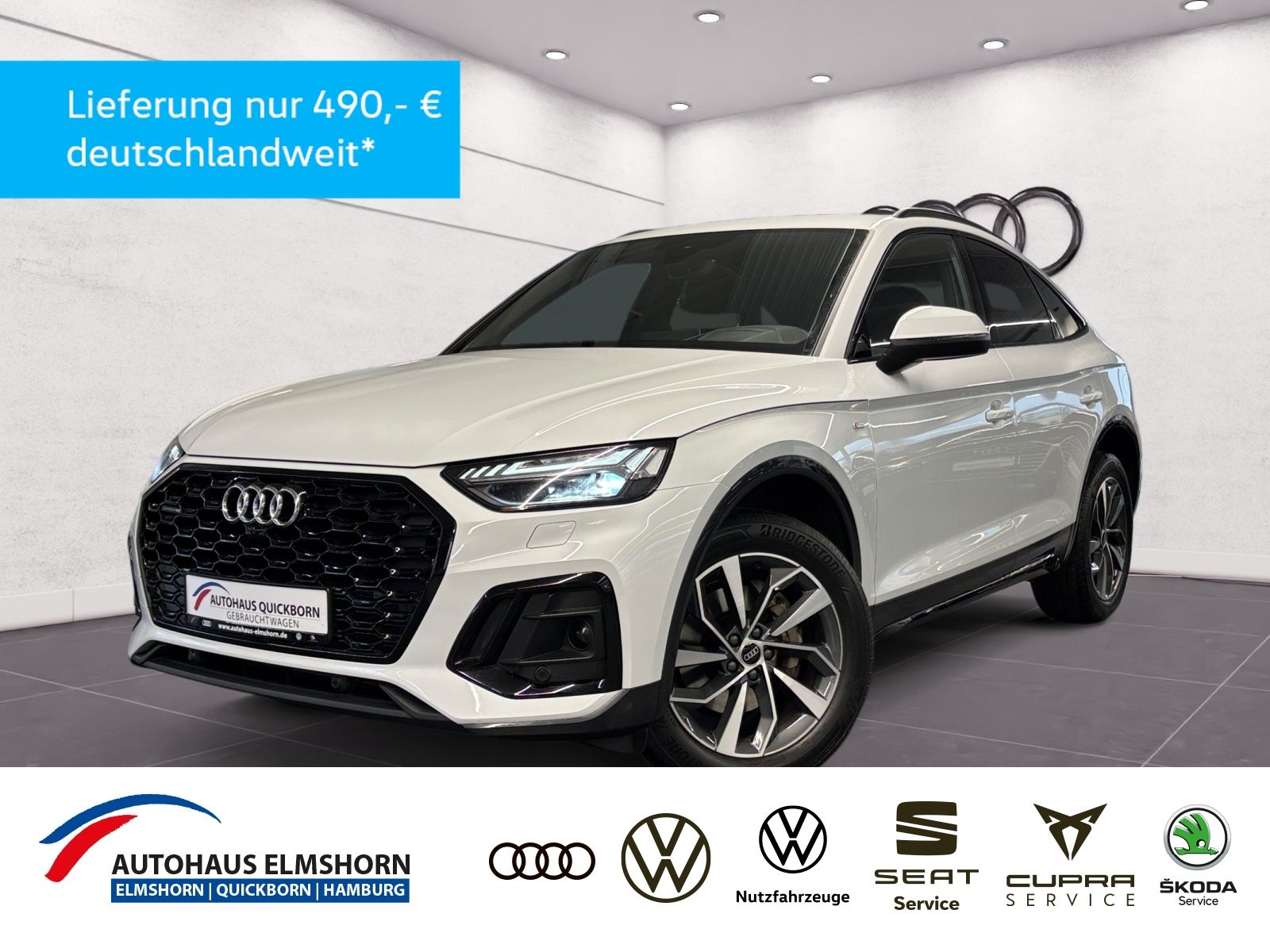 Audi Q5 Sportback 40 TFSI quattro S line BLACK AHK MA