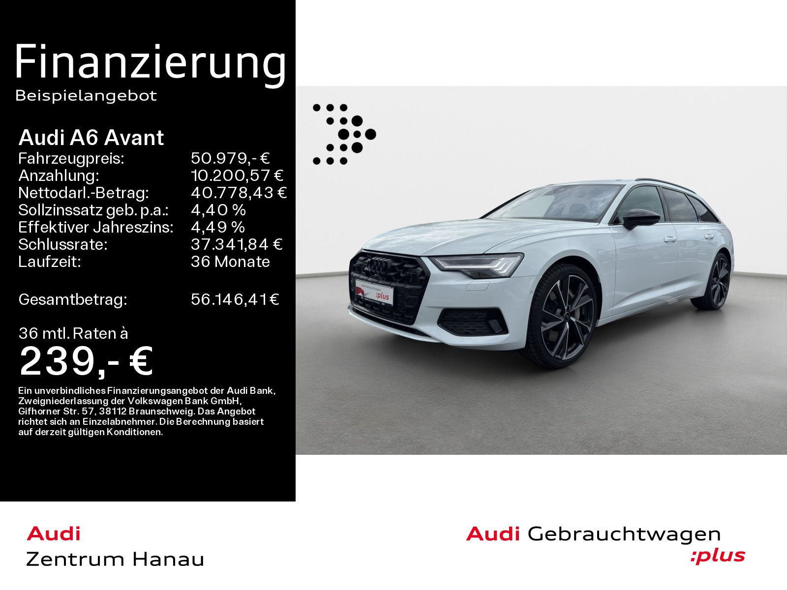 Audi A6 Avant 50 TFSIe qu. S-LINE*NAVI-PLUS*MATRIX*HU