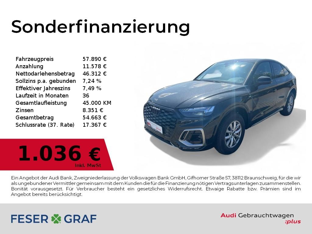 Audi Q5 Sportback S line 40 TDI quattro - Samsaru's Car Outlet